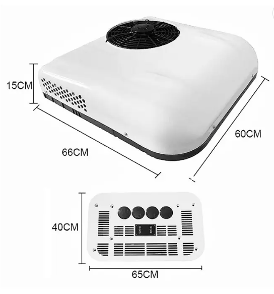 dimensiones del AC para triciclo Electrico 60-72V en Cuba